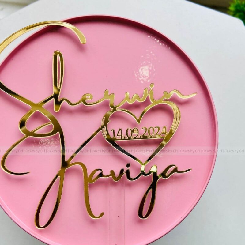Engagement-Cake-Topper-India