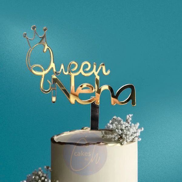 personalized birthday cake topper with name India