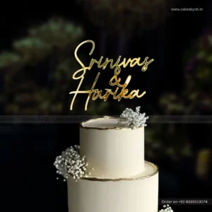 Personalized Birthday Cake Topper India: 1 Stunning Custom Name Design
